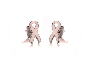 Strength in Pink Ribbon Earrings